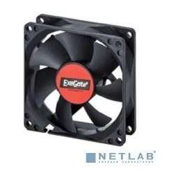 EXEGATE EX283373RUS Вентилятор ExtraSilent ES08015S3P, 80x80x15 мм, подшипник скольжения, 3pin, 1600RPM, 23dBA