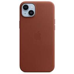 APPLE Чехол (клип-кейс) Leather Case with MagSafe, для iPhone 14 Plus, коричневый [mppd3fe/a]