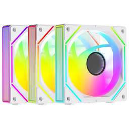 OCYPUS Вентилятор Fan Gamma F12 UNI WH ARGB 3 IN 1 /White/ PWM