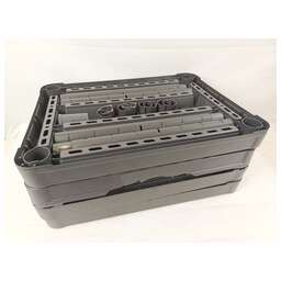 BLOCKER BR3801ЧР EXPERT вентилируемый 60*45 4 полки черный (8739341)