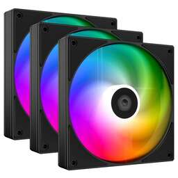 ID-COOLING Вентилятор в корпус AS-120-ARGB-K BLACK / PWM / Silent