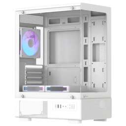 FORMULA Корпус Crystal Z1CM v2 белый без БП mATX 1xUSB2.0 1xUSB3.0 audio bott PSU