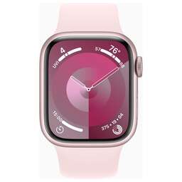 APPLE Смарт-часы Watch Series 9 A2978, 41мм, светло-розовый/розовый [mr933ll/a]