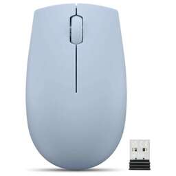 LENOVO Мышь беспроводная 300 Wireless Compact, радио, оптическая, USB, 1000dpi, светло-голубой [gy51l15679]