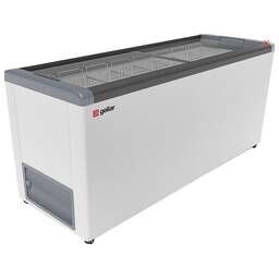 GELLAR FG 700 C серый (ларь, стекло)