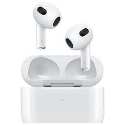 APPLE Наушники AirPods 3 A2565/A2564/A2897 Lightning, Bluetooth, вкладыши, белый [mpny3ch/a]