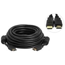 PREMIER Кабель соединительный аудио-видео 5-813, HDMI (m) - HDMI (m) , ver 1.4, 20м, GOLD, ф/фильтр, черный [5-813 20.0]