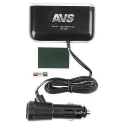 AVS Разветвитель прикуривателя 12/24V (на 2 выхода + USB) CS212U