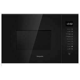 HOTPOINT Встраиваемая микроволновая печь MF25G BL H, 25л, 900Вт, черный [869891300020]