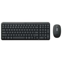 LOGITECH Клавиатура + мышь Wireless MK250 Compact MR0114 клав:графитовый мышь:графитовый USB беспроводная Multimedia (920-013853)