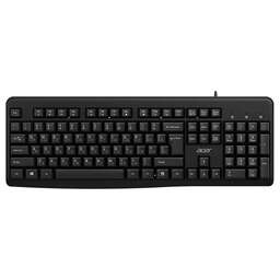 ACER Клавиатура OKW500 черный USB Multimedia (ZL.KBDEE.01T) кабель 1.8м