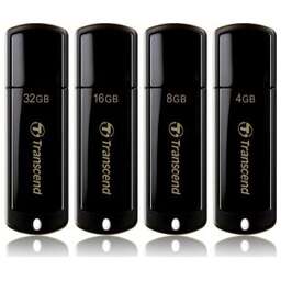 TRANSCEND 8GB JF350 черный