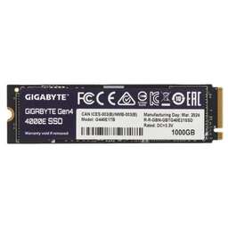 GIGABYTE SSD накопитель 4000E 1ТБ, M.2 2280, PCIe 4.0 x4, NVMe, M.2 [g440e1tb]