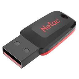 NETAC Флеш Диск 128GB U197 NT03U197N-128G-20BK USB2.0 черный/красный