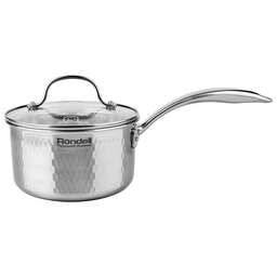RONDELL Ковш RainDrops RDS-1292 1.7л. d=16см (с крышкой) стальной