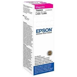 EPSON T6643 пурпурный для L100 (C13T66434A)