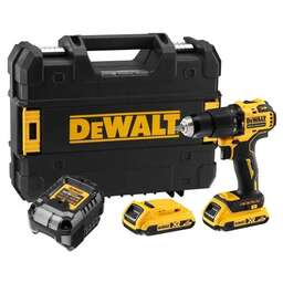DEWALT Дрель-шуруповерт DCD709D2T аккум. патрон:быстрозажимной (кейс в комплекте) (DCD709D2T-QW)