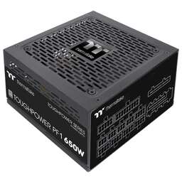 THERMALTAKE Блок питания ATX 650W Toughpower PF1 80+ platinum (20+4pin) APFC 140mm fan 9xSATA Cab Manag RTL