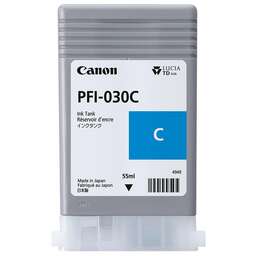 CANON Картридж струйный PFI-030C 3490C001 голубой (55мл) для imagePROGRAF TA-20, TA-30, TM-240, TM-340