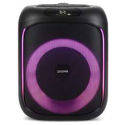 DIGMA Музыкальный центр D-MC1700, 30Вт, Bluetooth, FM, micro SD, черный