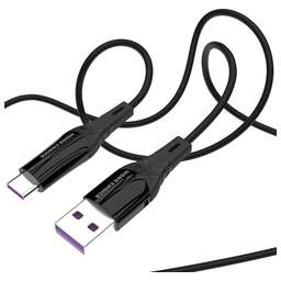 MORE CHOICE (4620202550033) K35a USB 3.0A для Type-C силикон 1м Black