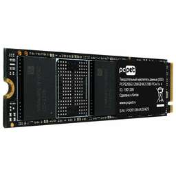 PC PET SSD накопитель PCPS256G3 256ГБ, M.2 2280, PCIe 3.0 x4, NVMe, M.2, oem