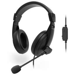 RAPOO Проводная гарнитура H150S, черный