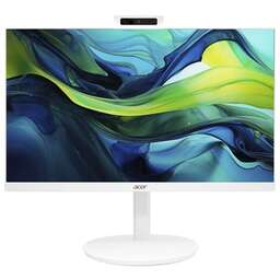 ACER Моноблок Aspire C24A-GRPL 23.8" Full HD Core 5 120U (1.4) 16Gb SSD512Gb Graphics CR Eshell GbitEth WiFi BT 90W клавиатура мышь Cam белый 1920x1080