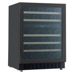 HYUNDAI Винный шкаф HBWC 0861 DU, вместимость: 46 бутылок, 129л, 82см, черный