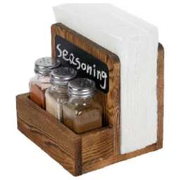 MALLONY Набор для сервировки из 4 пред-в, INSALATO: 3 ёмкости для специй, подставка-держатель для салфеток (110657)