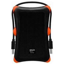 SILICON POWER Внешний диск HDD Armor A30 SP020TBPHDA30S3K, 2ТБ, черный