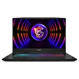 MSI Ноутбук Katana 17 B12VEK-1495XRU Core i5 12450H 16Gb SSD1Tb NVIDIA GeForce RTX4050 6Gb 17.3" IPS FHD (1920x1080) без ОС black WiFi BT Cam (9S7-17L541-1495)