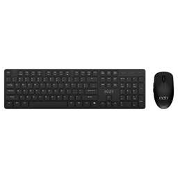 MSI Клавиатура + мышь Forge K200 w Combo MS-8ZA4 клав:черный мышь:черный USB беспроводная Bluetooth/Радио (S11-43RU304-Y92)