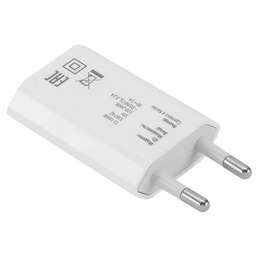 BURO Сетевое зарядное устройство TJ-164w, USB-A, 5Вт, 1A, белый