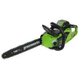 GREENWORKS Цепная пила GD40CS18 аккум. дл.шины:16" (40cm) 1аккум. 2Ач ЗУ (2005807UA)