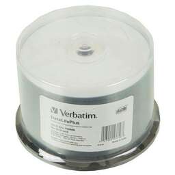 VERBATIM Оптический диск CD-R 700МБ 52x, 50шт., 43756, cake box, printable