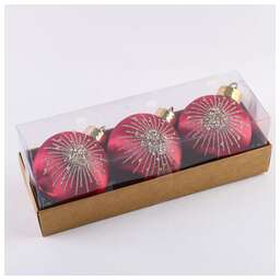 ВОЛШЕБНАЯ СТРАНА Набор шаров SYQB- 0124051, 3шт, 8см (108509)