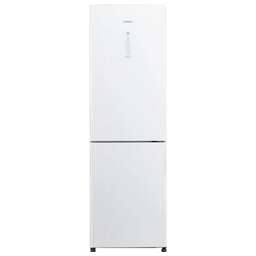 HITACHI Холодильник R-BG410PUC6X GPW 2-хкамерн. белый стекло инвертер