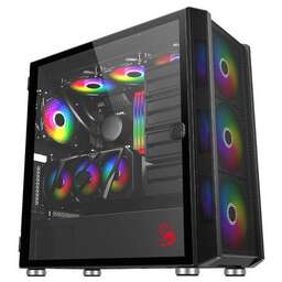 BLOODY Корпус ATX BD-CC119, Midi-Tower, без БП, черный [bd-cc119-bk]