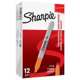 PAPER MATE Маркер перманентный Fine 2025036 Sharpie оранжевый