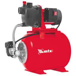 MTX Насосная станция PS1000-24P, 1000 Вт, напор 43 м, 4300 л/ч, ресивер 24 л, пластик 99150