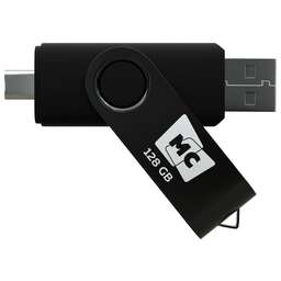 MORE CHOICE (4620202559104) USB 128GB 2.0 Type-C МФ128а Silver