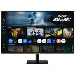 SAMSUNG Монитор 32" S32FM702UIXCI черный VA LED 16:9 HDMI M/M матовая 3000:1 300cd 178гр/178гр 3840x2160 60Hz 4K USB 6.5кг