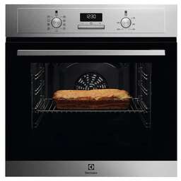 ELECTROLUX Духовой шкаф электрический EOD3H40BX, 65л, дверца с 2 стеклами, нержавеющая сталь