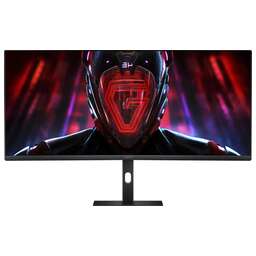 XIAOMI Монитор 34" Curved Gaming Monitor G34WQi (VA, 3440x1440, 21:9, curved, 178°/178°, 350сd/m2, 4000 :1, 1ms, 180Hz, HAS, 2xHDMI, 2xDP) (ELA5454EU)