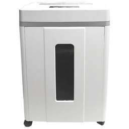 OFFICE KIT Шредер S200TS 0,8x2 белый (секр.P-7) фрагменты 6лист. 25лтр. скобы пл.карты CD