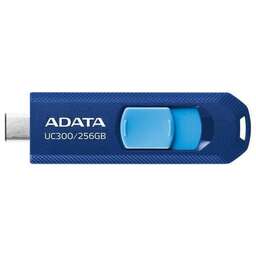 A-DATA Флешка USB (Type-C) UC300 256ГБ, USB3.2, синий и голубой [acho-uc300-256g-rnb/bu]