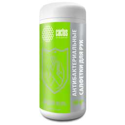 CACTUS CS-ASHCL100 для рук антибактериальные (100лист.) спиртовые