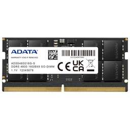 A-DATA Оперативная память AD5S480016G-S DDR5 - 1x 16ГБ 4800МГц, для ноутбуков (SO-DIMM), Ret