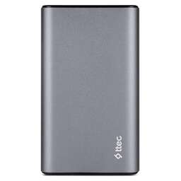 TTEC Внешний аккумулятор портативный ReCharger Pro LCD 15.000mAh PD 65W 2*USB-A/USB-C Powerbank. Цвет: серый космос